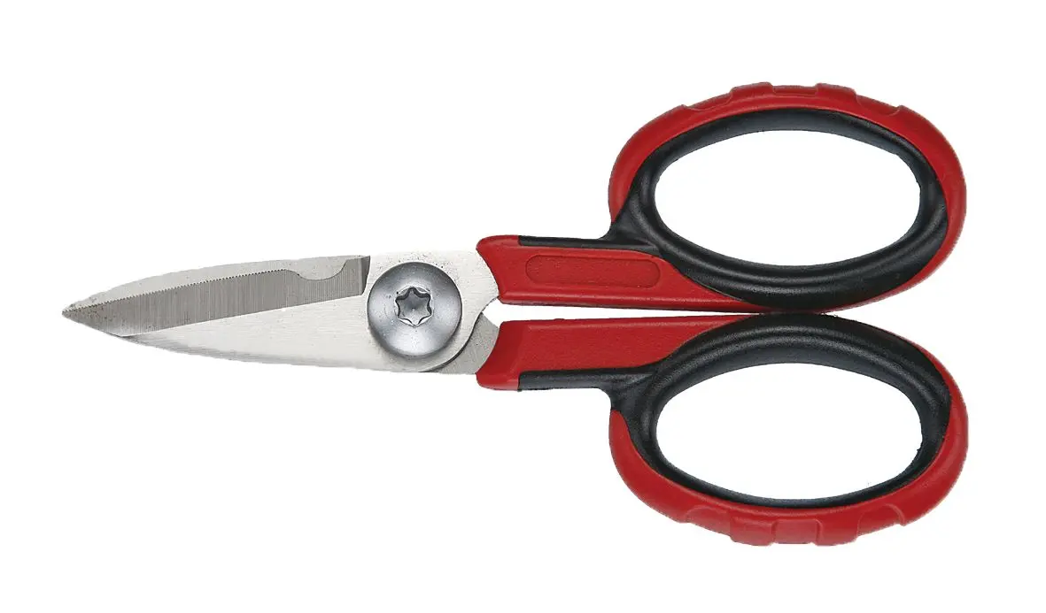 Produktfoto 1 von Teng Tools Schere Werkzeugstahl, Edelstahl 5.5 in Elektriker Bi-Material-Griff