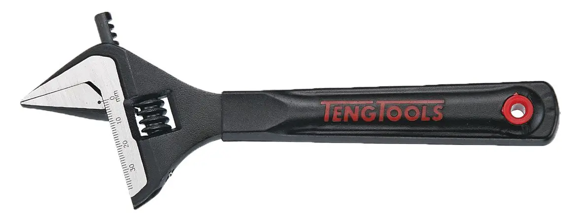 Produktfoto 1 von Teng Tools Schraubenschlüssel Rollgabelschlüssel, Bi-Material Griff, Backenweite 50 mm, / Länge 275 mm