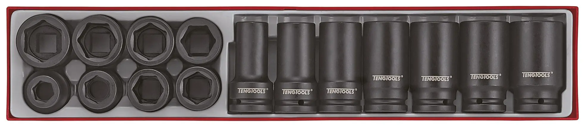 Produktfoto 1 von Teng Tools 3/4 in Standard-Steckschlüssel Satz Schlagsteckschlüssel Chrom-Molybdän, 115 mm