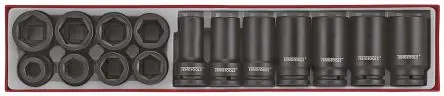 Produktfoto 1 von Teng Tools 3/4 in Standard-Steckschlüssel Satz Schlagsteckschlüssel Chrom-Molybdän, 115 mm