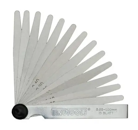 Produktfoto 1 von Teng Tools Fühlerlehre, 20-teilig , Stahl L 200 mm