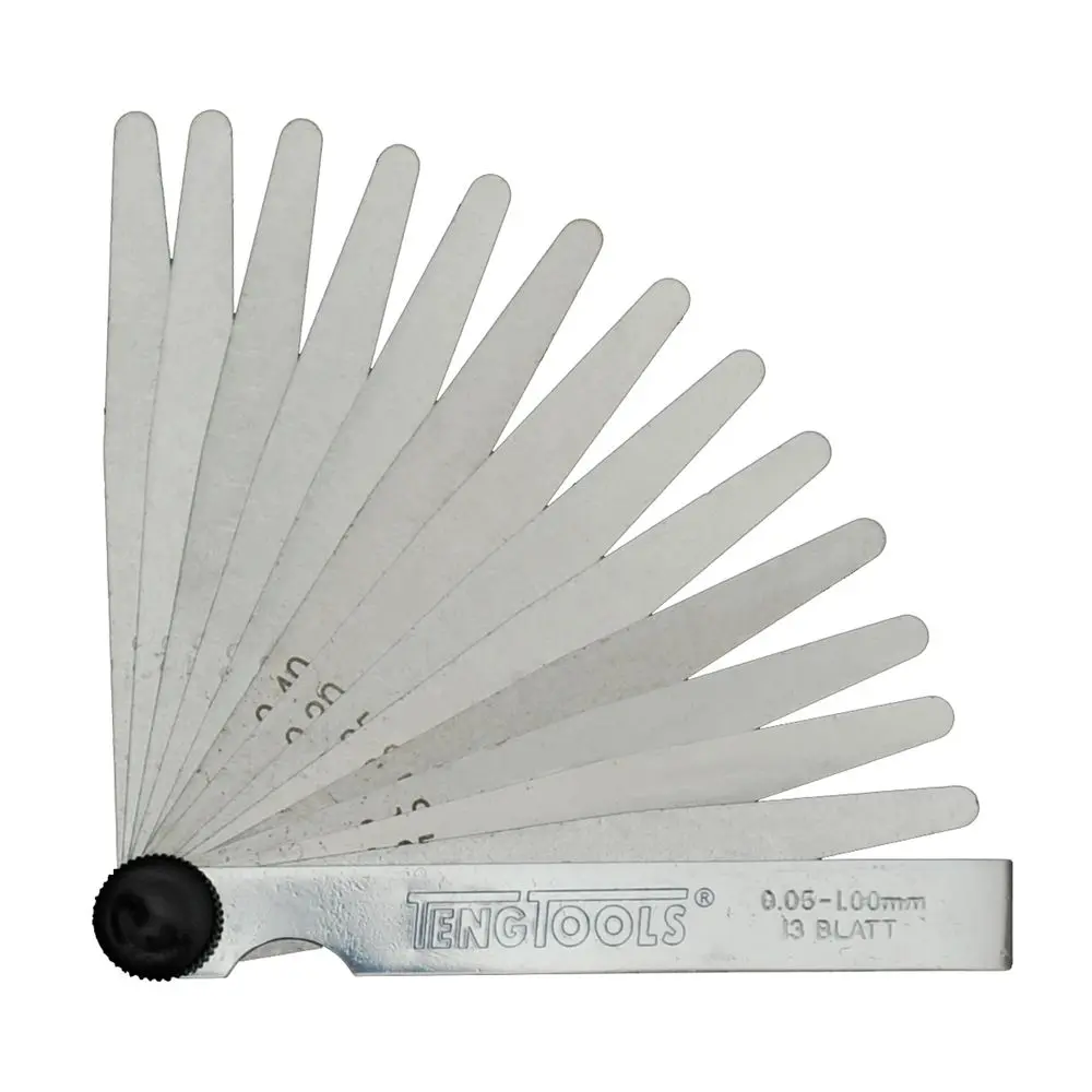 Produktfoto 1 von Teng Tools Fühlerlehre, 13-teilig , Stahl L 100 mm