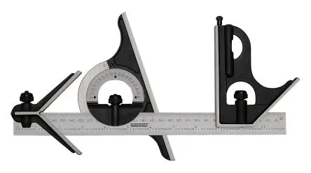 Produktfoto 1 von Teng Tools Winkelschmiege, Skalen L. 300 mm aus Stahl
