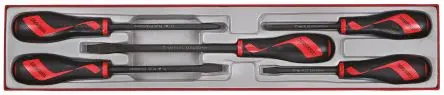 Produktfoto 1 von Teng Tools Schraubendrehersatz Standard, 5-teilig Flach, Phillips