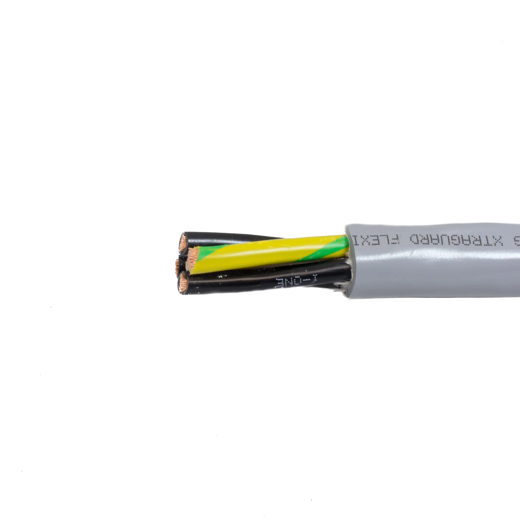 Produktfoto 1 von Alpha Wire 6510 Kabel, 3-adrig 6 mm² 10 AWG Grau Ungeschirmt, 500 ft, Polyvinylchlorid