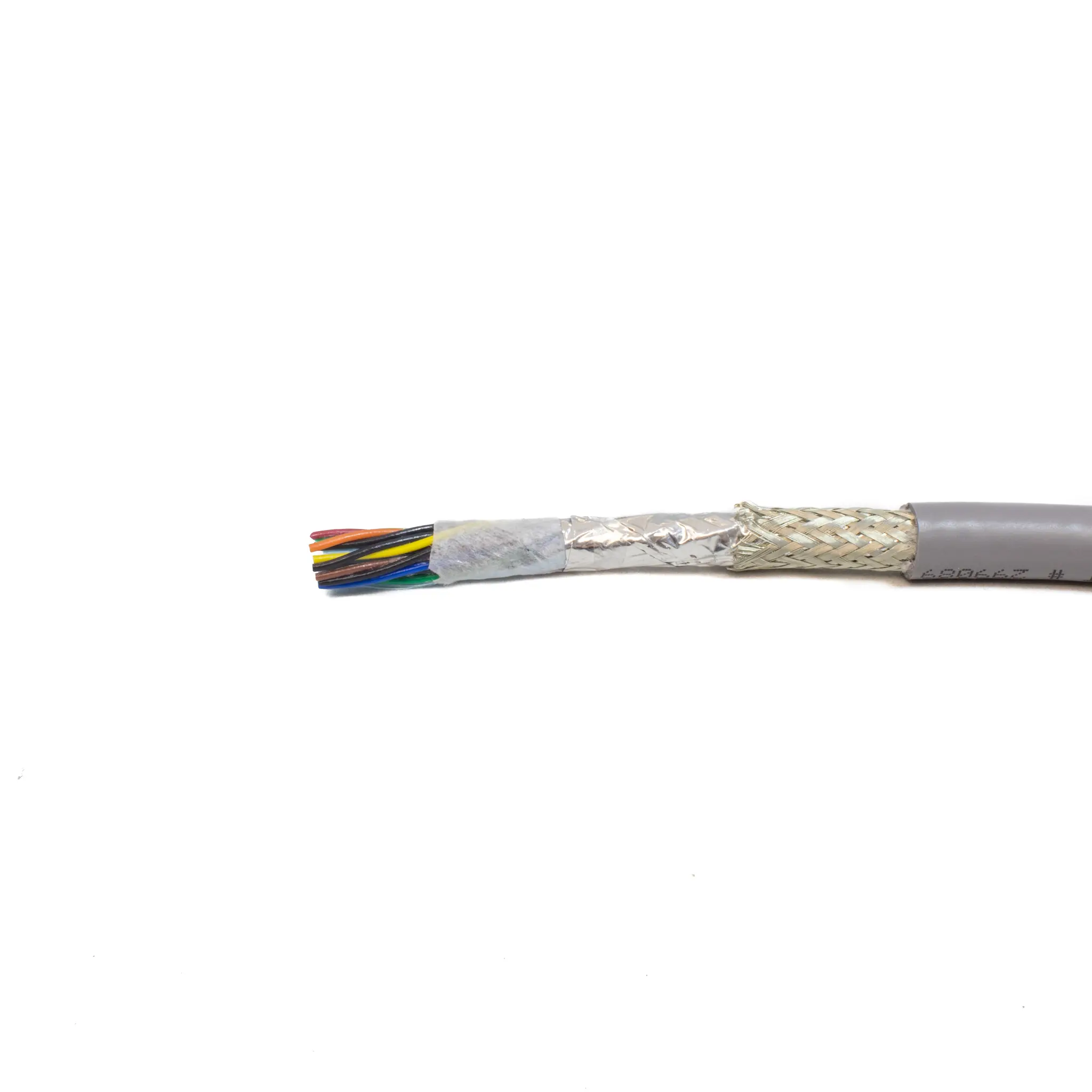 Produktfoto 1 von Alpha Wire 8660 Kabel, 8-adrig 0.25 mm² 24 AWG Grau Geschirmt, 1000 ft, Polyvinylchlorid