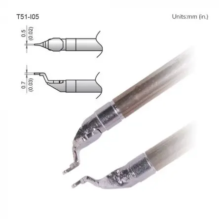 Produktfoto 1 von Hakko / FX-9705 Lötspitze 0.7 mm Mikrofein T51 für FX-9705