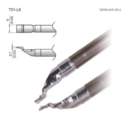 Produktfoto 1 von Hakko / FX-9705 Lötspitze 6 mm T51 für FX-9705