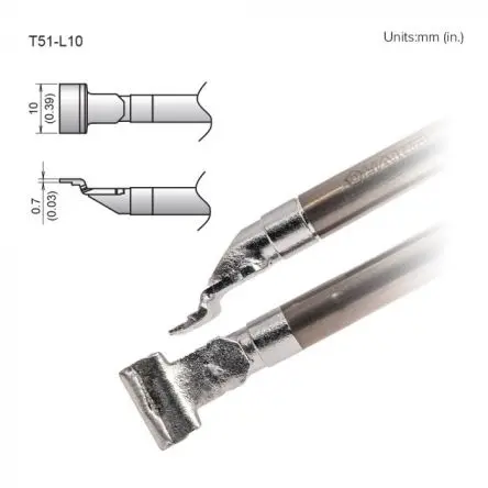 Produktfoto 1 von Hakko / FX-9705 Lötspitze 10 mm T51 für FX-9705