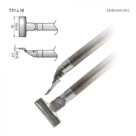 Produktfoto 1 von Hakko / FX-9705 Lötspitze 16 mm T51 für FX-9705