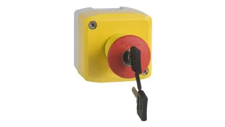 Produktfoto 1 von Schneider Electric Schleichkontakt Harmony XALK Drucktaste-Steuerstation 1-poliger Umschalter Rot Polycarbonat, IP66,