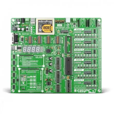 Produktfoto 1 von Brand-Rex EasyPIC v7 für dsPIC30 USB, Entwicklungsboard Entwicklungstool Microcontroller dsPIC 7. Generation Mikroe-1153