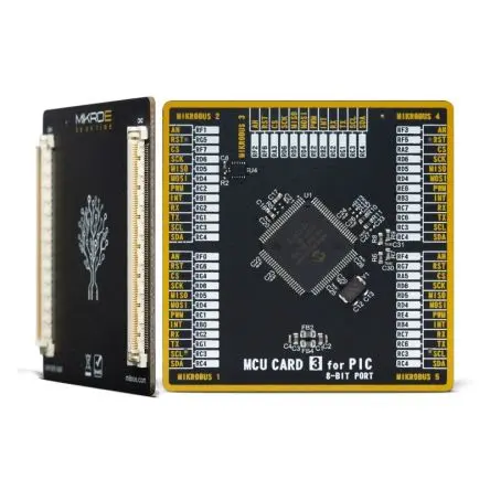 Produktfoto 1 von Brand-Rex MCU-Karte 3 für PIC PIC18F96J65 MCU, Entwicklungsboard Entwicklungstool Microcontroller PIC 8. Generation