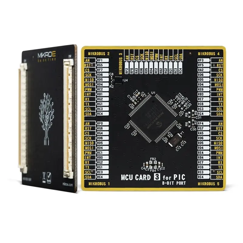 Produktfoto 1 von Brand-Rex MCU-Karte 3 für PIC PIC18F97J60 MCU, Entwicklungsboard Entwicklungstool Microcontroller PIC 8. Generation