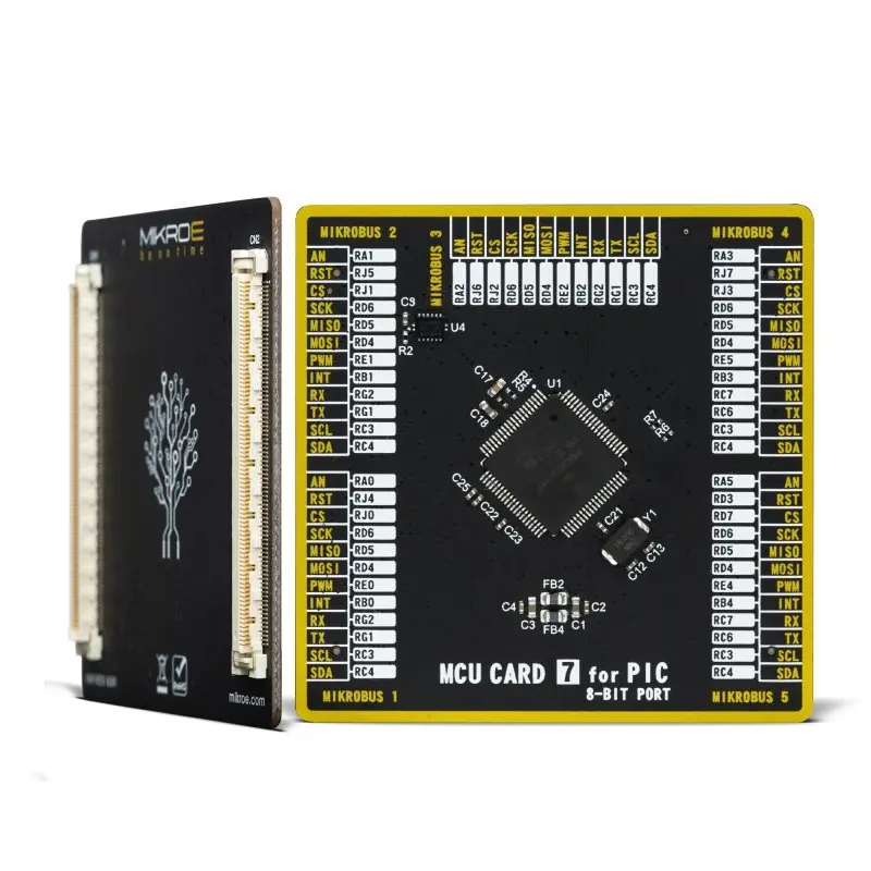 Produktfoto 1 von Brand-Rex MCU-Karte 7 für PIC PIC18F85J50 MCU, Entwicklungsboard Entwicklungstool Microcontroller PIC 8. Generation