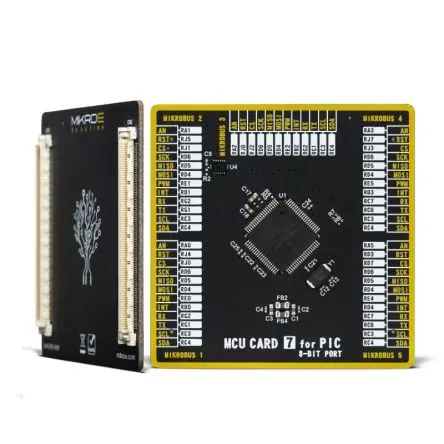 Produktfoto 1 von Brand-Rex MCU-Karte 7 für PIC PIC18F85J50 MCU, Entwicklungsboard Entwicklungstool Microcontroller PIC 8. Generation