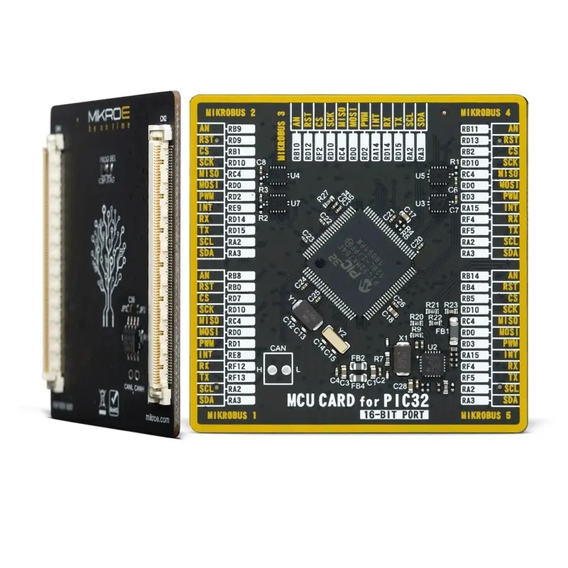 Produktfoto 1 von Brand-Rex MCU-Karte für PIC32 PIC32MX764F128L MCU, Entwicklungsboard Entwicklungstool Microcontroller PIC32 8.