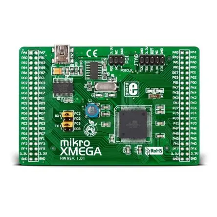 Produktfoto 1 von Brand-Rex mikroXMEGA-Platine MCU, Platine Entwicklungstool Microcontroller AVR Mikroe-580