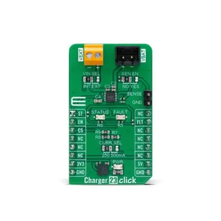 Produktfoto 1 von Brand-Rex ISL78693 Leistung, Motor und Robotics Entwicklungstool, Charger 23 Click Akkuladegerät