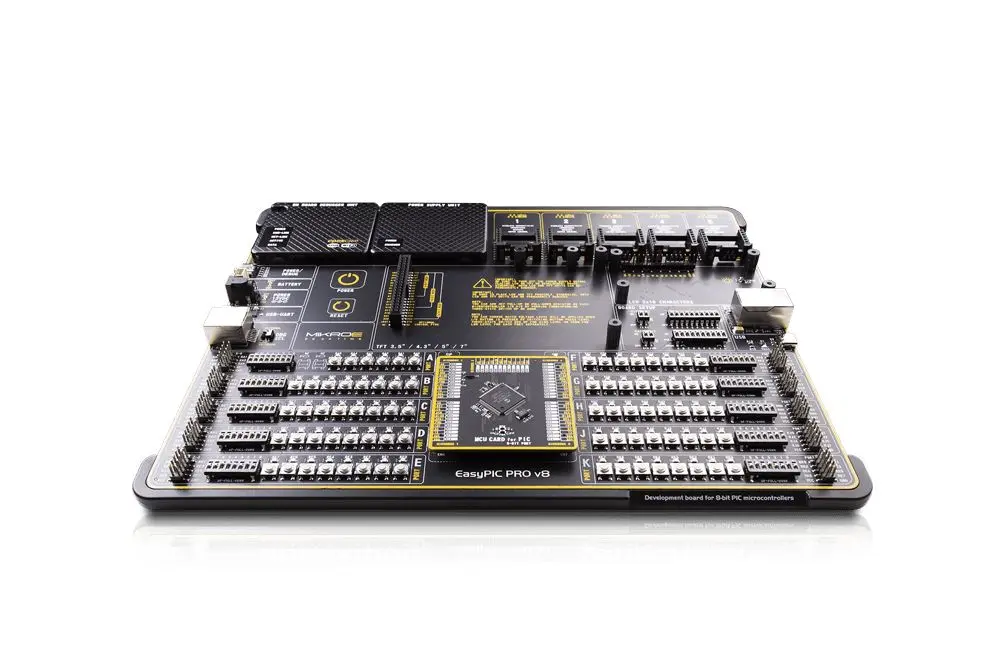 Produktfoto 1 von Brand-Rex EasyPIC PRO v8 Entwicklungstool Microcontroller PIC 8. Generation Mikroe-3808