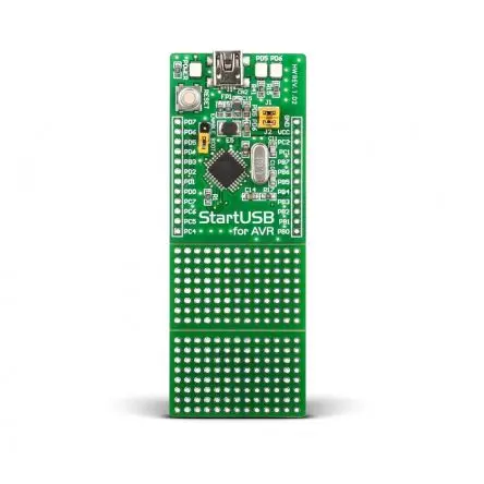 Produktfoto 1 von Brand-Rex StartUSB für AVR USB, Entwicklungsboard Entwicklungstool Microcontroller AVR Mikroe-682