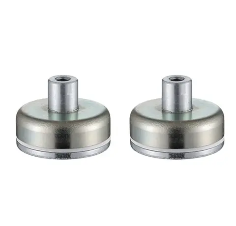 Produktfoto 1 von RS PRO Topf Magnet, Gewinde M4, Ø 25 mm x 7 mm x 15 mm, Zugkraft 5.8 kg