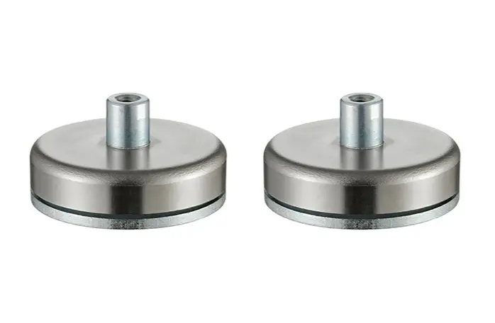 Produktfoto 1 von RS PRO Topf Magnet, Gewinde M4, Ø 36 mm x 7.7 mm x 16 mm, Zugkraft 15.6 kg