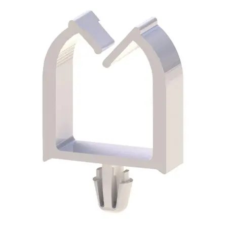 Essentra Kabelklemme Klemmbefestigung, Kabel-Ø 6.7 mm Nylon 6.6 Natur 9.1mm