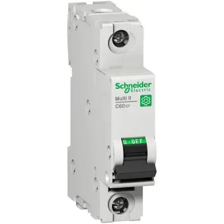 Produktfoto 1 von Schneider Electric Multi9 Miniaturüberlastschalter Typ B, Pol 1-polig 50A, Abschaltvermögen 10 kA Multi9 60 V dc