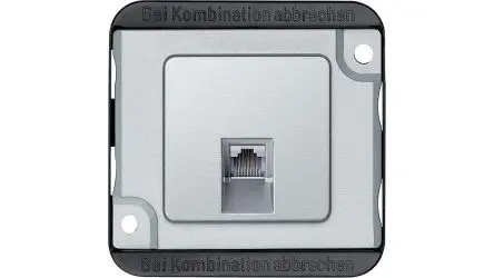 Produktfoto 1 von Schneider Electric System M Steckdose RJ45 1-fach Grau