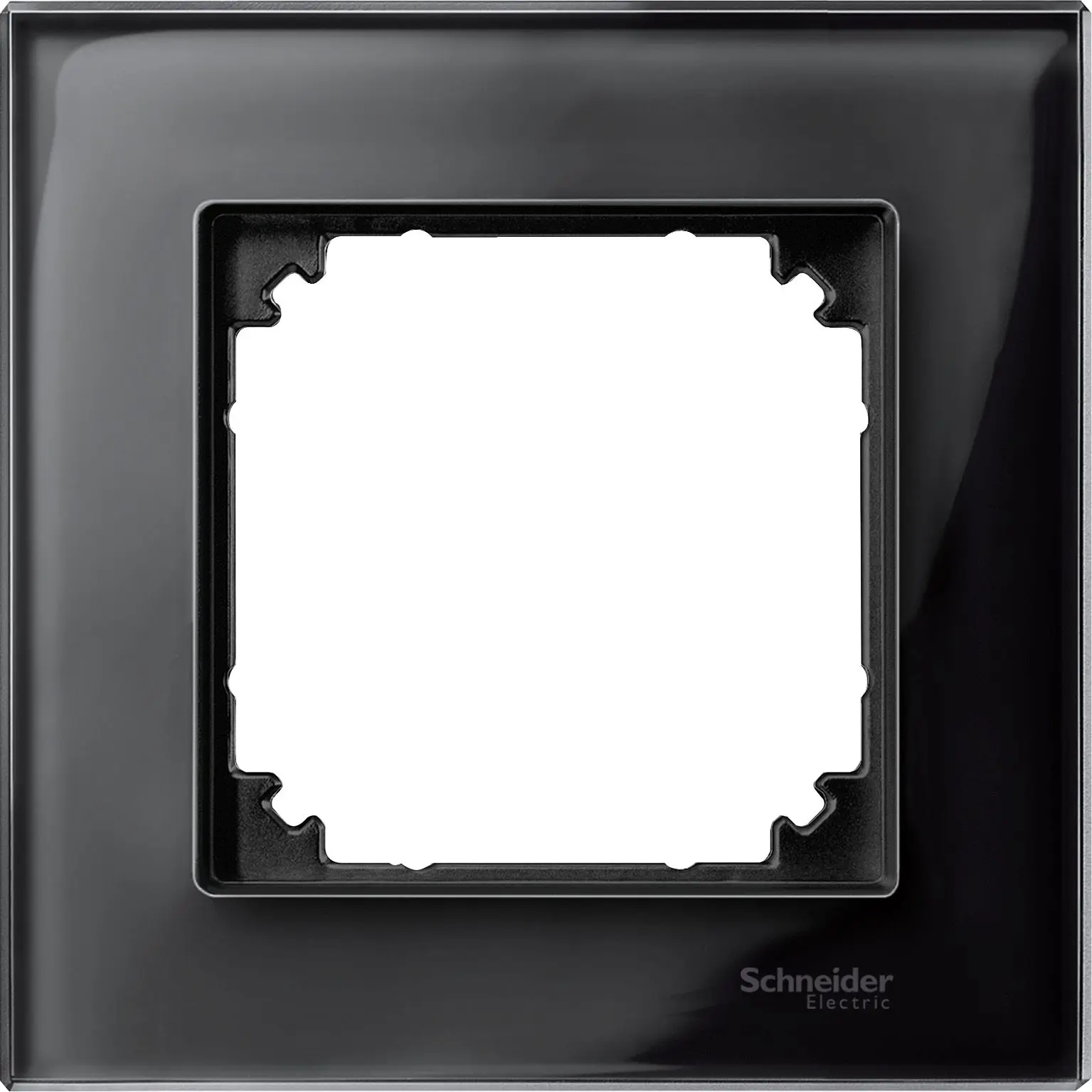 Produktfoto 1 von Schneider Electric M-Elegance glass Steckdose 1-fach Innen Glas Schwarz