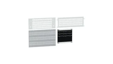 Produktfoto 1 von Schneider Electric PrismaSeT P Kabelklemme Verbindungsabdeckung Weiß 350 mm x 628.5mm, 1 Stück