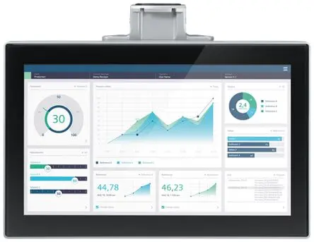 Produktfoto 1 von Siemens, SIMATIC HMI MTP1500, HMI-Bediengerät, TFT, 1366 x 768 pixel, 15.6 Zoll