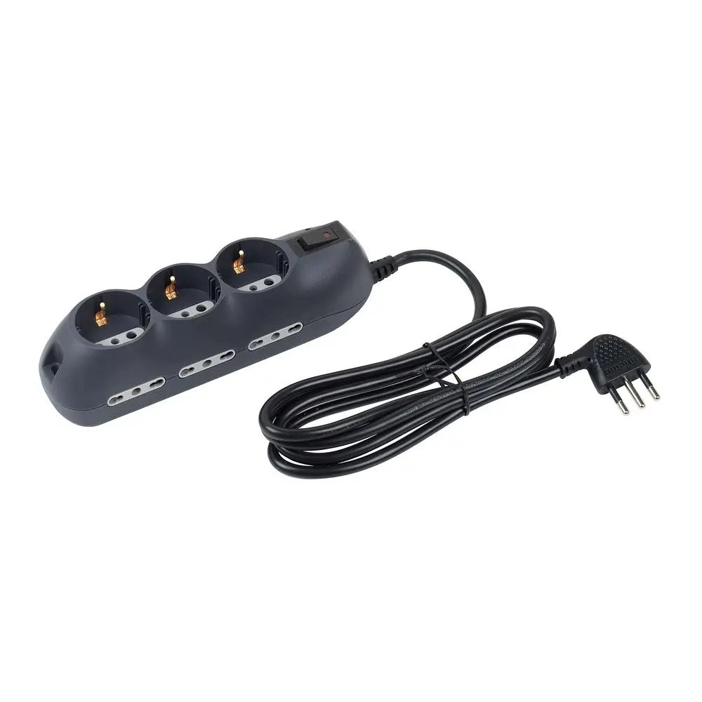 Produktfoto 1 von Bticino Slot Steckdosenleiste, 1.5 m, 9-fach Überspannungsschutz, Deutsch, 2P+T 250 V ac