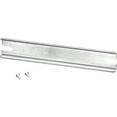 Produktfoto 1 von HENSEL Stahlblech DIN-Hutschiene DK TS 35, H. 35 mm B. 35mm, L. 256 mm