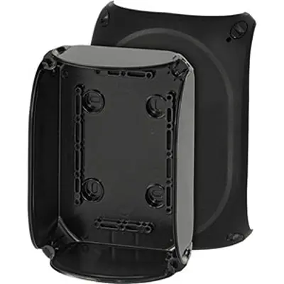 Produktfoto 1 von HENSEL EB Polycarbonat Abzweigdose Schwarz IP66 Breite 180 mm Höhe 130 mm Länge 77 mm