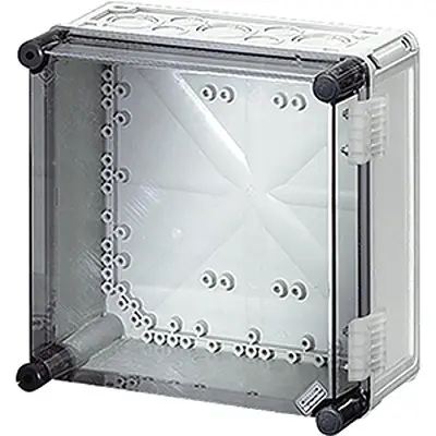 Produktfoto 1 von HENSEL Mi Polycarbonat Abzweigdose Grau IP65 Breite 275 mm Höhe 275 mm Länge 150 mm