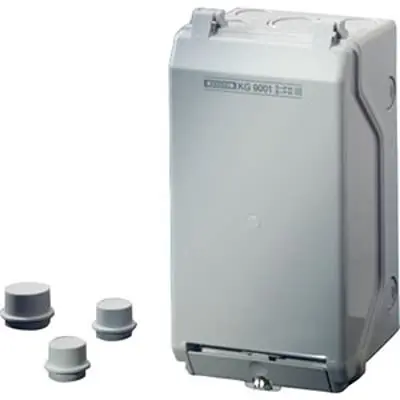 Produktfoto 1 von HENSEL KG Polystyrol Abzweigdose Grau IP66, IP55 Breite 101mm Höhe 205 mm Länge 95 mm