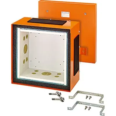 Produktfoto 1 von HENSEL FK Stahlblech Abzweigdose Orange IP55 Breite 255mm Höhe 255 mm Länge 160 mm