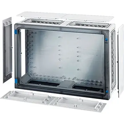 Produktfoto 1 von HENSEL FP Polycarbonat Abzweigdose Klar IP65 Breite 546 mm Höhe 366 mm Länge 163 mm