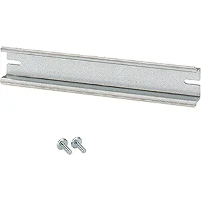 Produktfoto 1 von HENSEL Stahlblech DIN-Hutschiene DK TS 35 Q, H. 35 mm B. 35 mm, L. 186 mm