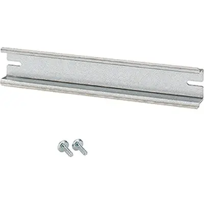 Produktfoto 1 von HENSEL Stahlblech DIN-Hutschiene DK TS 35 Q, H. 35 mm B. 35mm, L. 186 mm