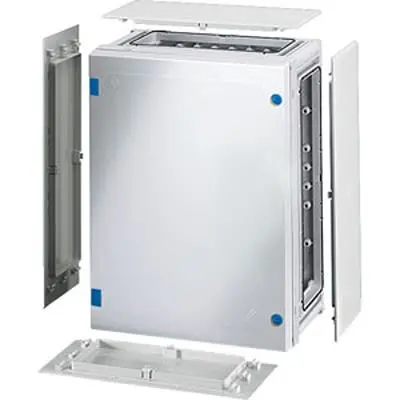 Produktfoto 1 von HENSEL FP Polycarbonat Abzweigdose Grau IP65 Breite 276mm Höhe 366 mm Länge 163 mm