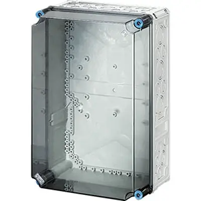 Produktfoto 1 von HENSEL Mi Polycarbonat Abzweigdose Grau IP66 Breite 275 mm Höhe 425 mm Länge 195 mm