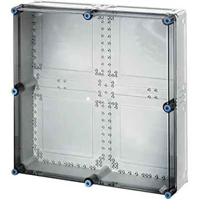 Produktfoto 1 von HENSEL Mi Polycarbonat Abzweigdose Grau IP66 Breite 575mm Höhe 575 mm Länge 150 mm