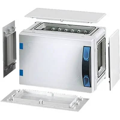 Produktfoto 1 von HENSEL FP Polycarbonat Abzweigdose Grau IP65 Breite 276mm Höhe 186 mm