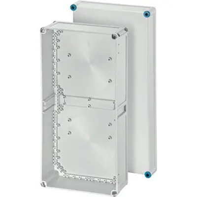 Produktfoto 1 von HENSEL K Polycarbonat Abzweigdose Grau IP66 Breite 275 mm Höhe 575 mm Länge 150 mm