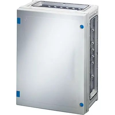 Produktfoto 1 von HENSEL FP Polycarbonat Abzweigdose Grau IP65 Breite 216mm Höhe 306 mm Länge 140 mm