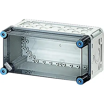HENSEL Mi Polycarbonat Abzweigdose Grau IP66 Breite 275mm Höhe 125 mm Länge 150 mm