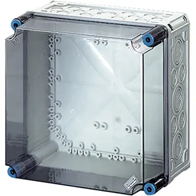 Produktfoto 1 von HENSEL Mi Polycarbonat Abzweigdose Grau IP66 Breite 275 mm Höhe 275 mm Länge 195 mm